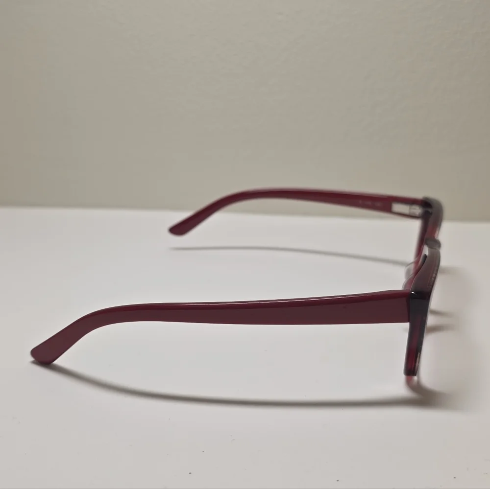 Authentic Fendi F1025 615 Red Black Lace Pattern Acetate Eyeglass Frames ITALY